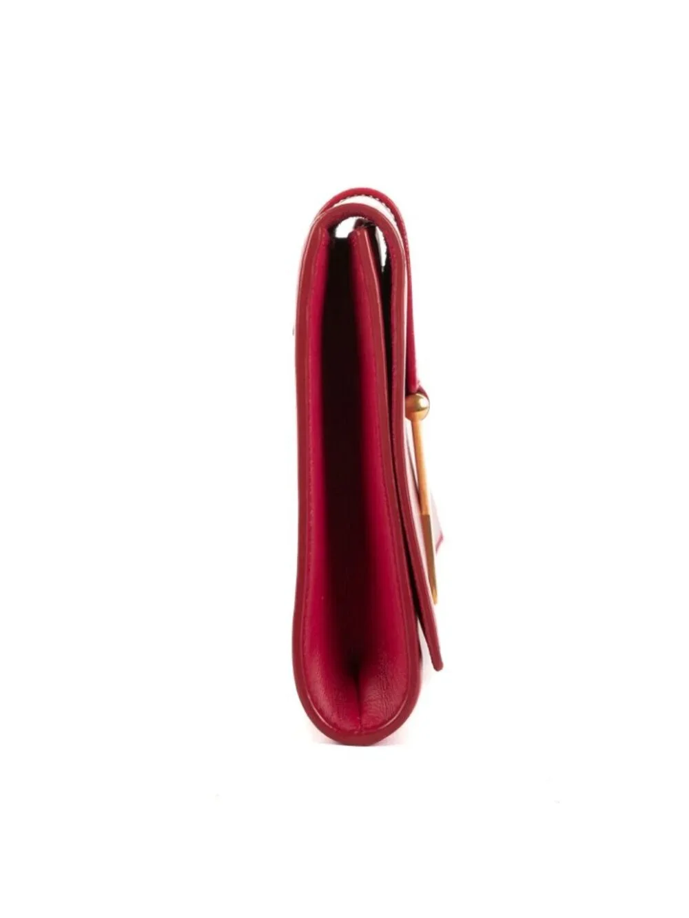 Saint Laurent Ligne-Y Pochette Pink Smooth Leather
